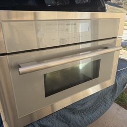 USED THERMADOOR 30” 220 volt MICROWAVE SPEED OVEN. 