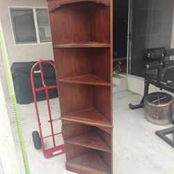 Corner Shelf Unit – 76 ¾” Tall, 23” Wide, 16” Deep