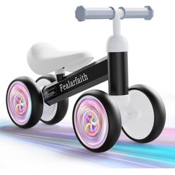 Baby Balance Bike for 1 Year Old Boys Girls, Toddler First Bike with 4 Colorful Lighting Wheels | 12-24 Month Toddler Balance Bike | First Birthday Gi