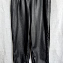A New Day Brand Stretchy Faux Leather Pants/Leggings, Size Small  