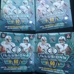 2024 Panini Illusions NFL Trading Cards Mega Boxes