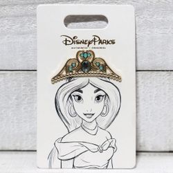 Jasmine Tiara Pin Disney Princess 