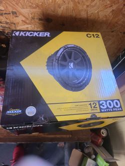 Kicker subwoofer