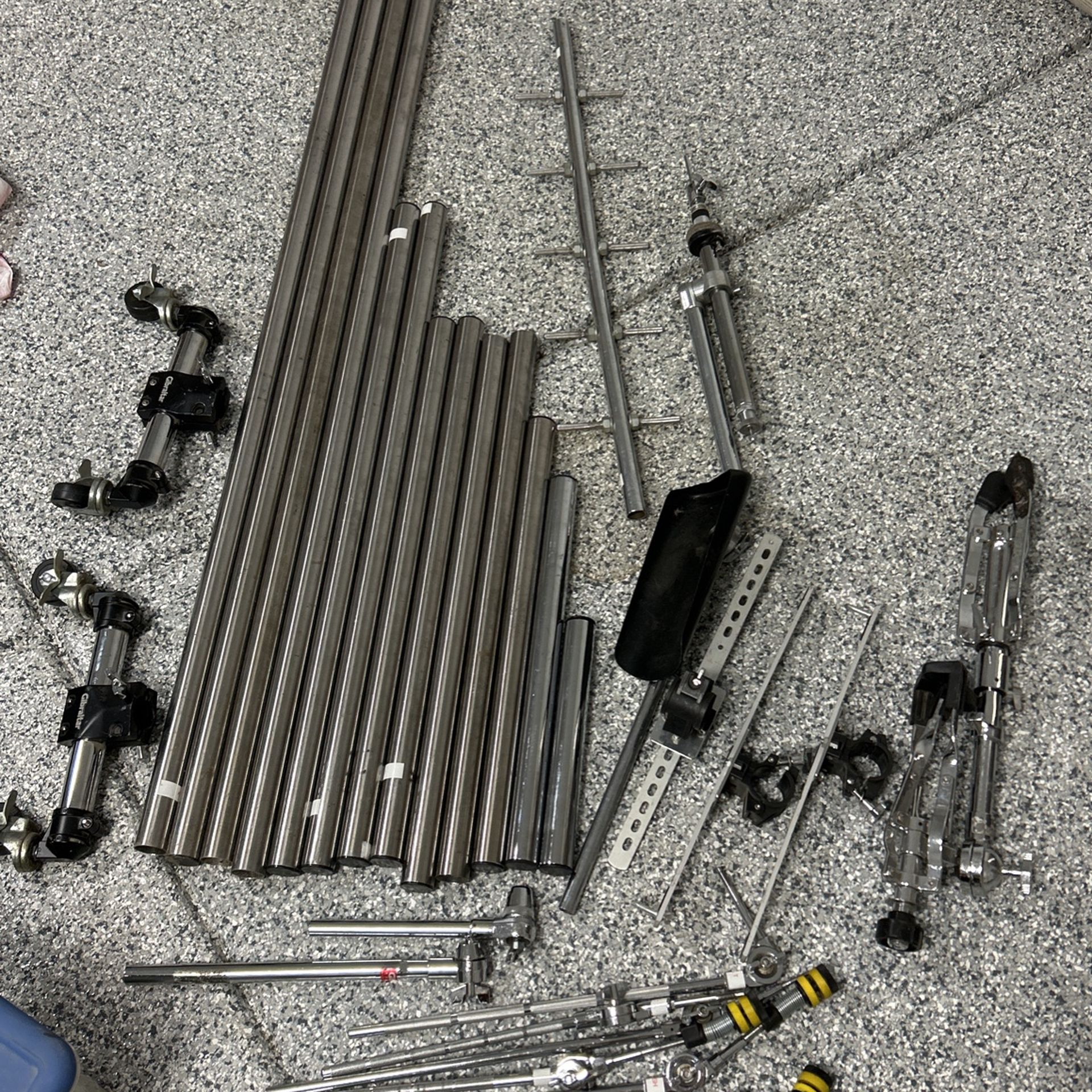 Ultimate Drum Rack / Percussion Rack And Parts. Tama power tower, Clamps, Percussion Table