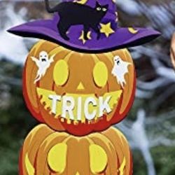 Trick Or Treat Yard Stake 