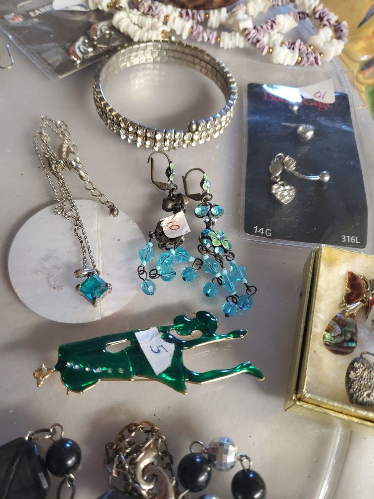 Turquoise Stone Pendant With Chain