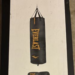 Everlast Elite Heavy Bag Kit - Brand New (Open Box)