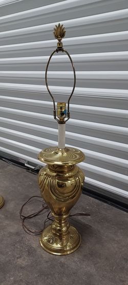 STIFFEL TROPHY LAMP Solid Brass heavy
