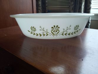 Vintage glasbake casserole dish