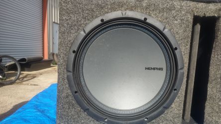 2 12inch Memphis audio subs in ported custom box and amp works flawless