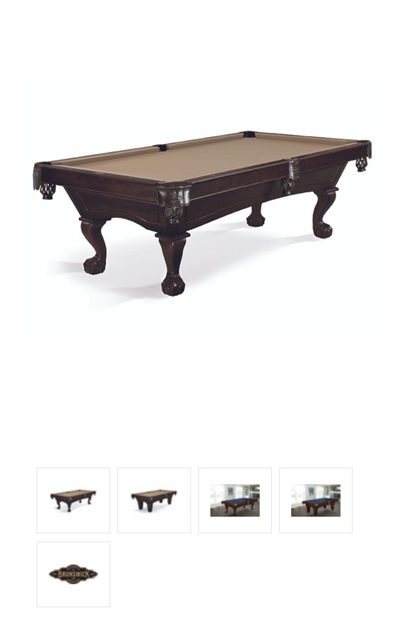 80 Inch Pool Table