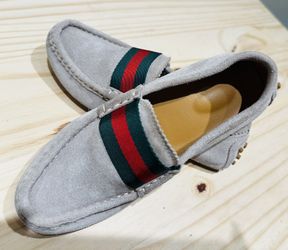 Genuine Gucci Kids Suede Loafers