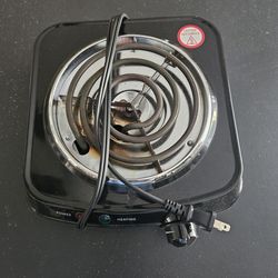 Single burner plug-in stovetop