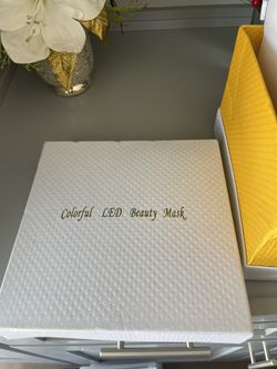 Colorful LED beauty mask