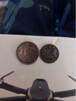 Half & quarter Anna 1885