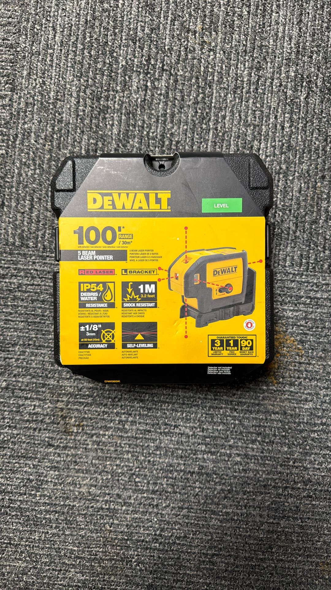 DeWalt 100’ Self Leveling Laser