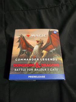 MTG Commander Legends Battle for Baldur's Gate Prerelease Kit