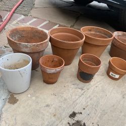 Terracotta Pot From $1 To $3.00 Each.