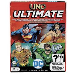 Mattel Games UNO Ultimate DC Card Game for Kids & Adults