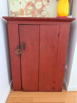 Beautiful red cabinet