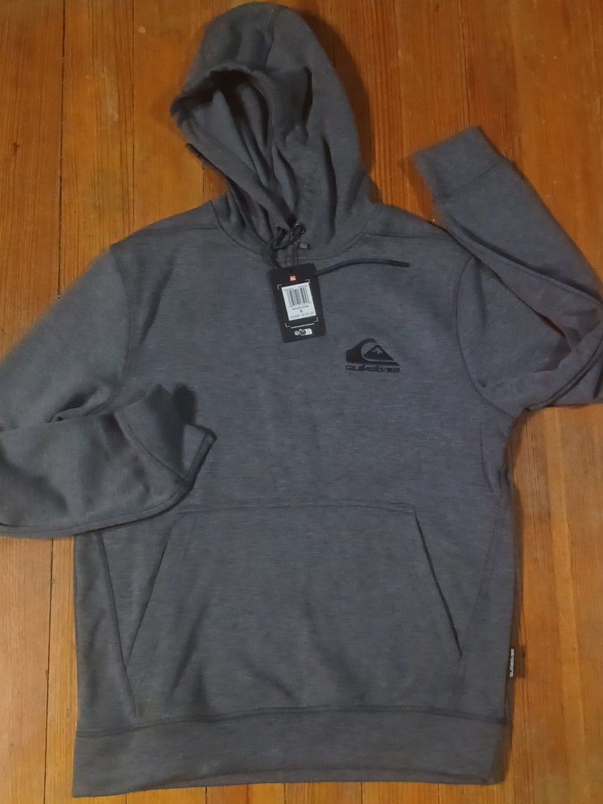 $100 MSRP Quicksilver Men's Size Small New Long Sleeve Pullover Hoodie