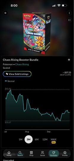 Pokémon Chaos Rising Booster Bundle Sealed