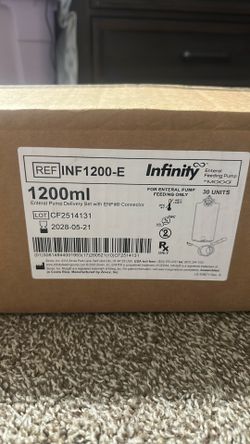 Infinity Internal Pump Feeding Bags 1200ml