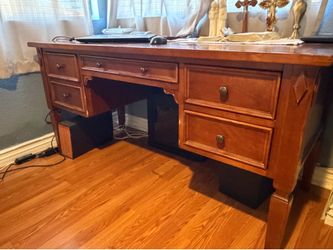 Wooden desk