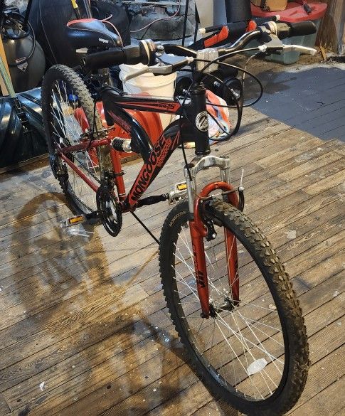 Mongoose Mountain Bike - Red / Black