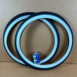 $40 for 2 New Duro 26x 2.125 White Wall Beach
