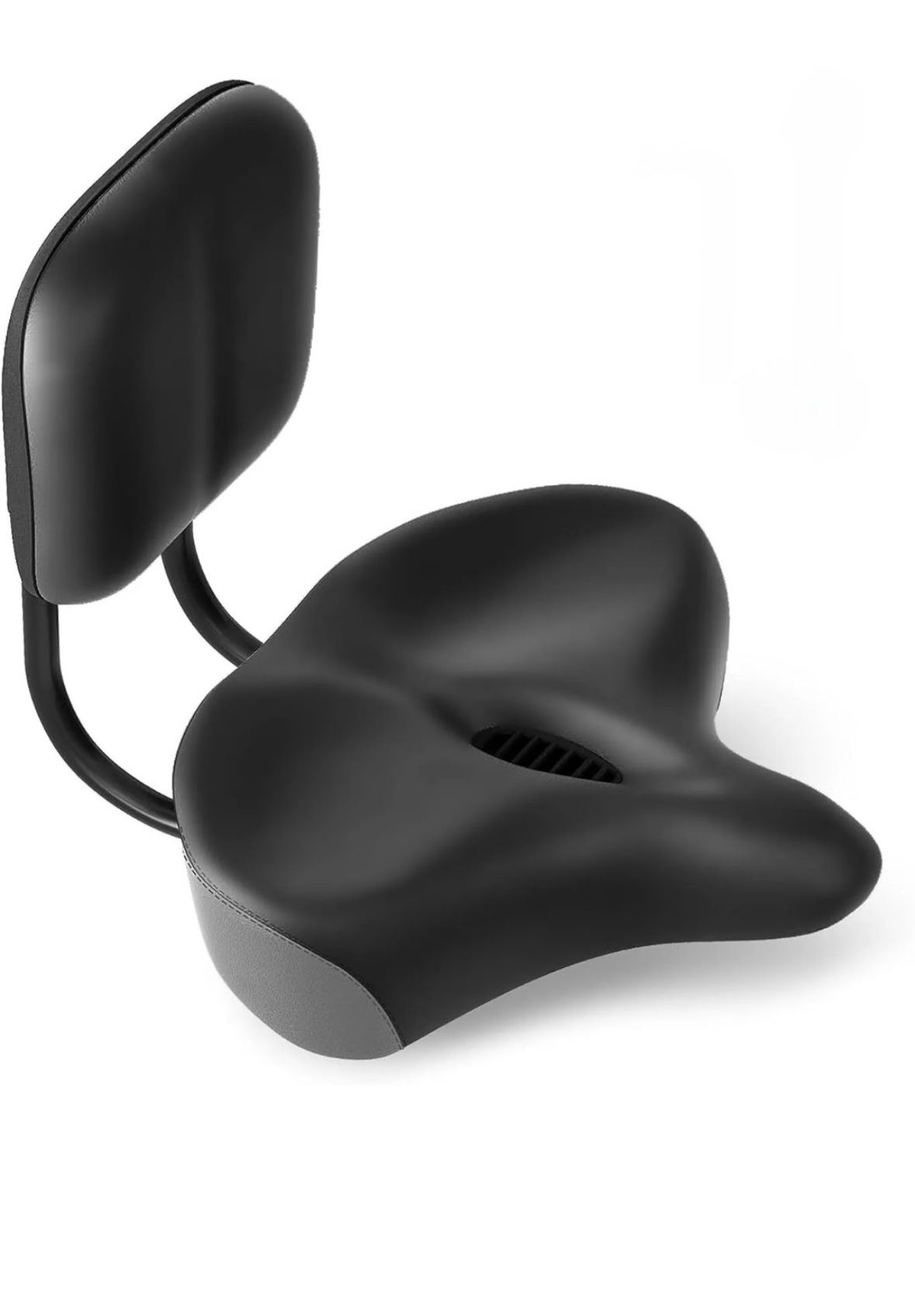 MOONCOOL Backrest Saddle Bike Seat w/ Backrest for Electric Tricycle