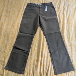 Levi's Women's 550 Relaxed Boot Cut Jeans (Dark Olive Green), 10