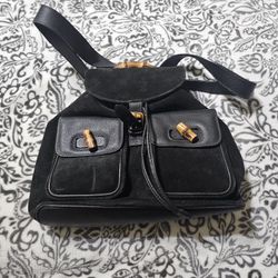 Bamboo Suede Backpack 