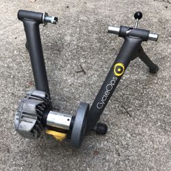 Cyclops Trainer. Great Indoor (or Driveway) Bike Exercise Machine. Lightly Used. Fits Any Bike Without Need To Remove Back Wheel. Adjustable Tension 