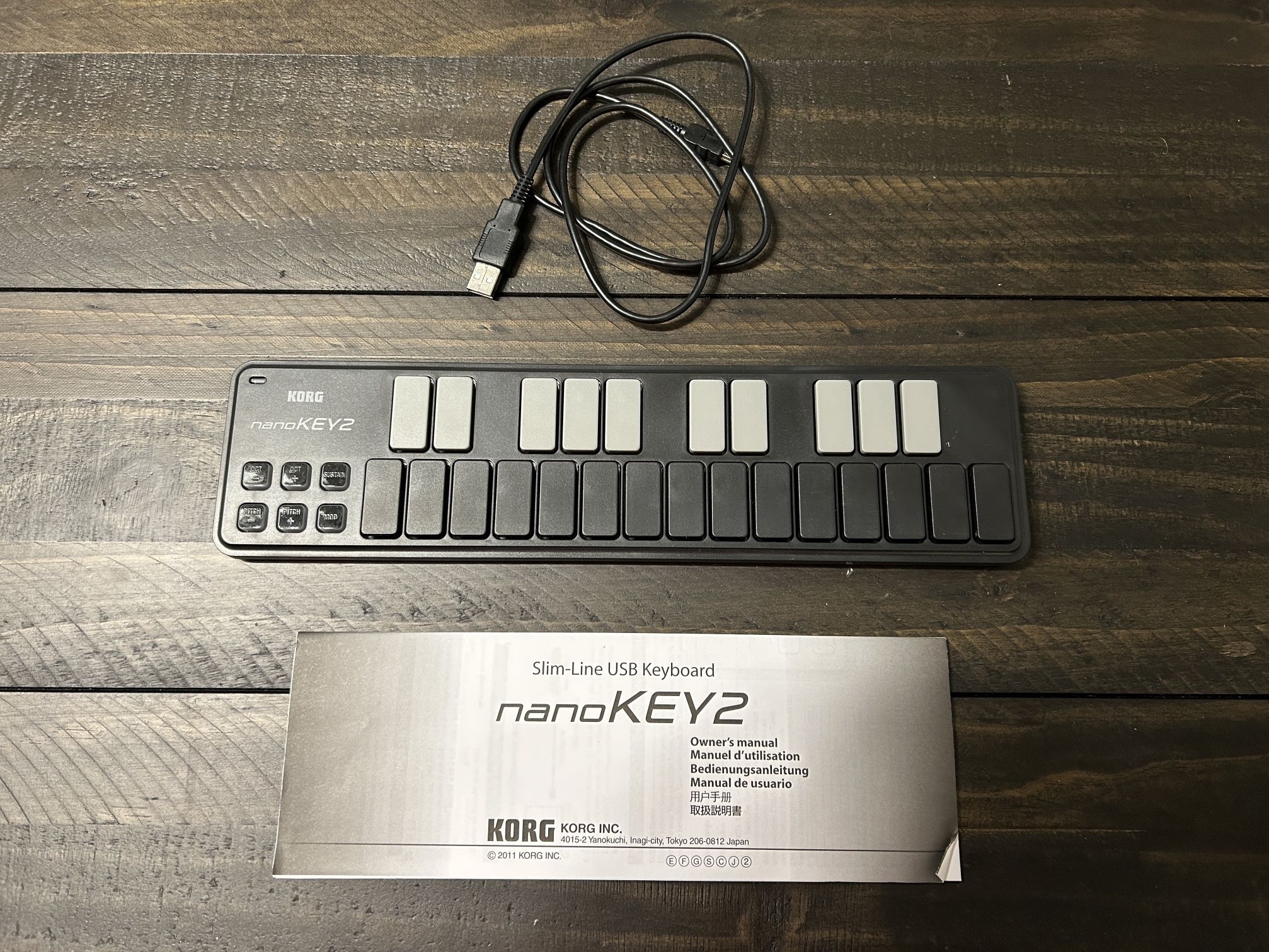 KORG nanoKEY2 midi controller