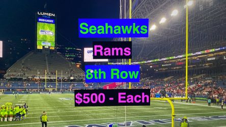 Seahawks Rams Tickets