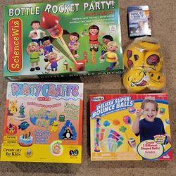 LOT OF NEW Science, Crafts, Party Games for Kids!