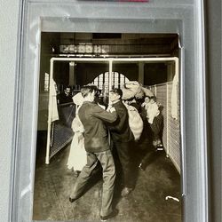 c. 1910s Through the Gates of America: Ellis Island Immigrant Inspection – PSA Type 1 Photograph