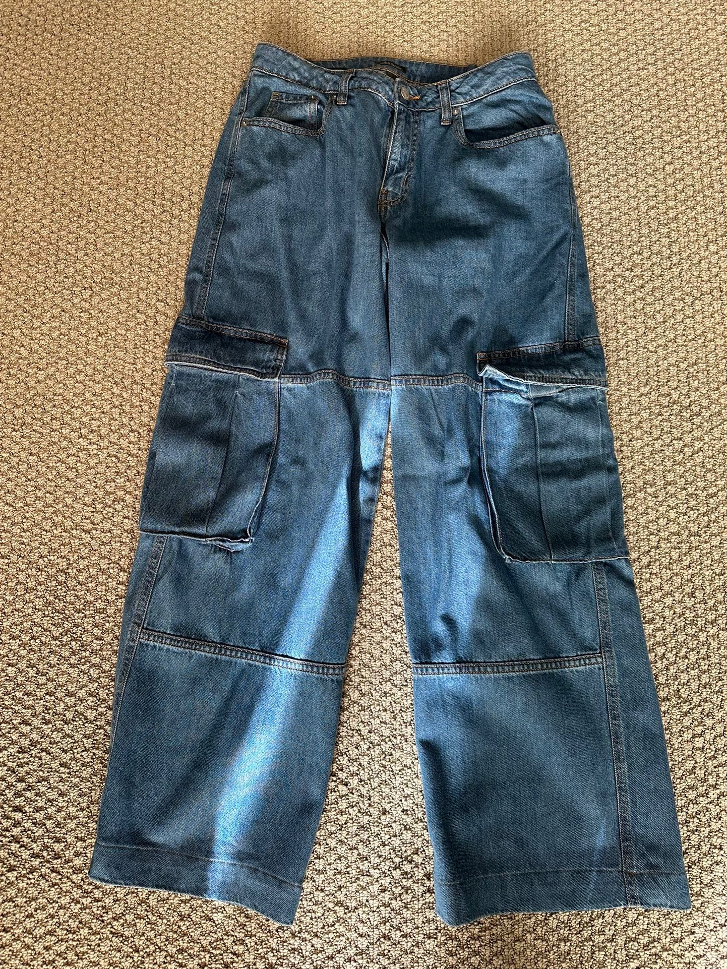 Cargo Jeans- Size 8