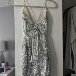 Silver Sparkle Dress