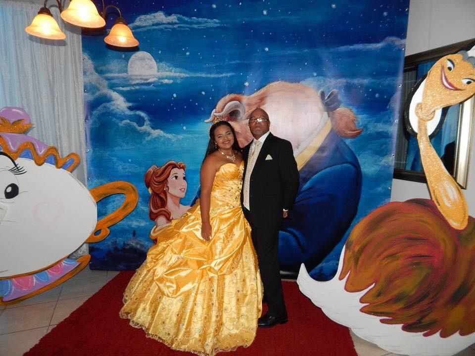 Yellow Sweet 15 Ballgown