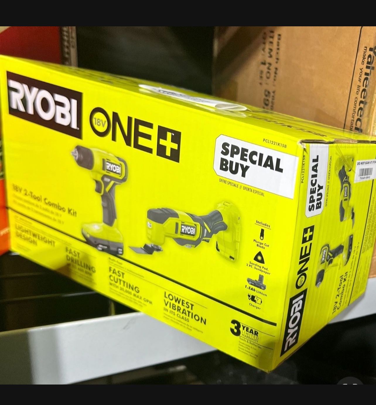 Ryobi 18V Oscillator and Drill Combo Set Brand NEW