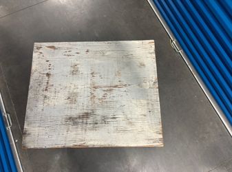 Rustic Wood Rolling Cart / Side Table