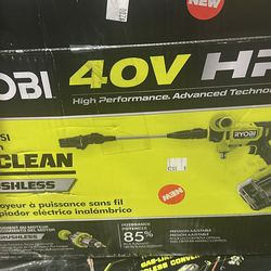 Ryobi 40v ez clean power cleaner kit only asking $200 (financing available)