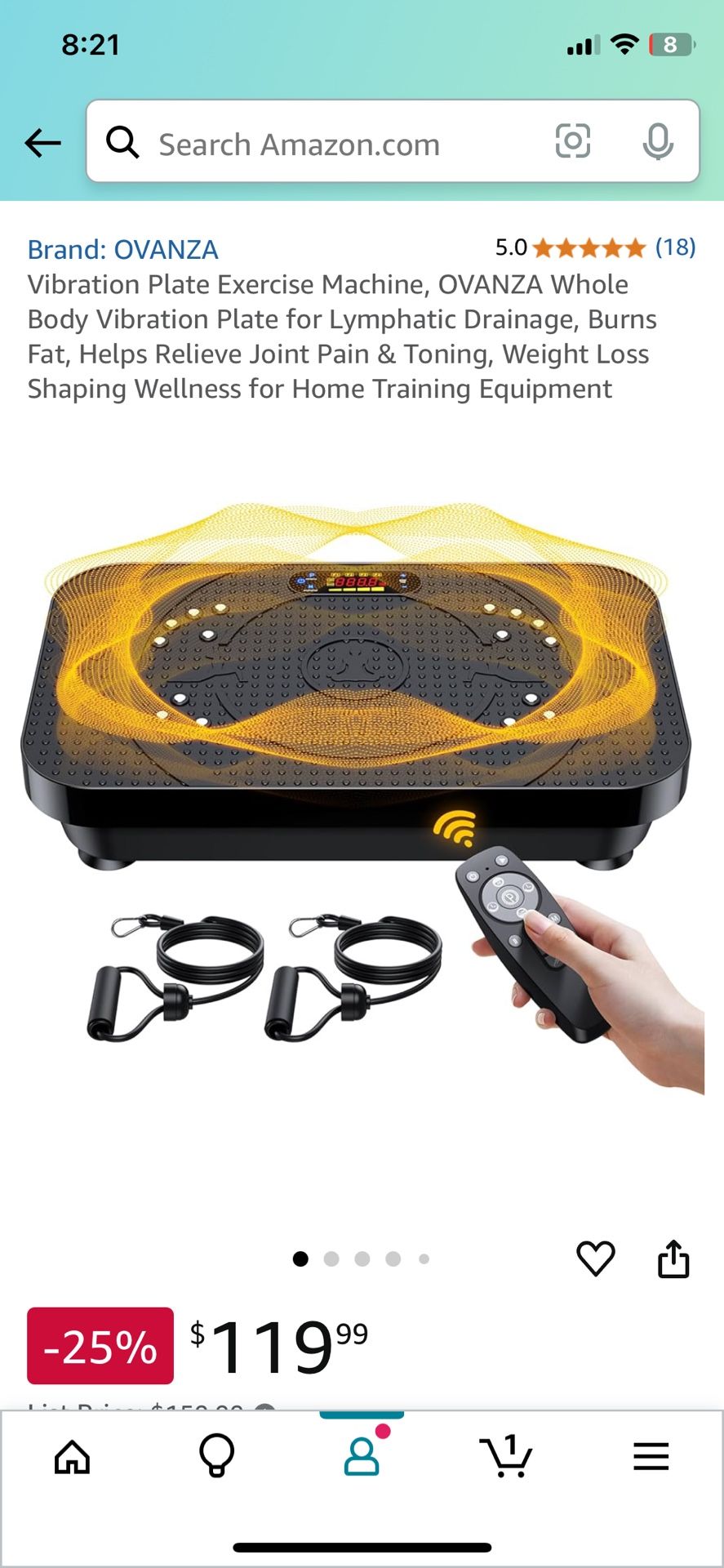 Vibration Plate Exercise Machine