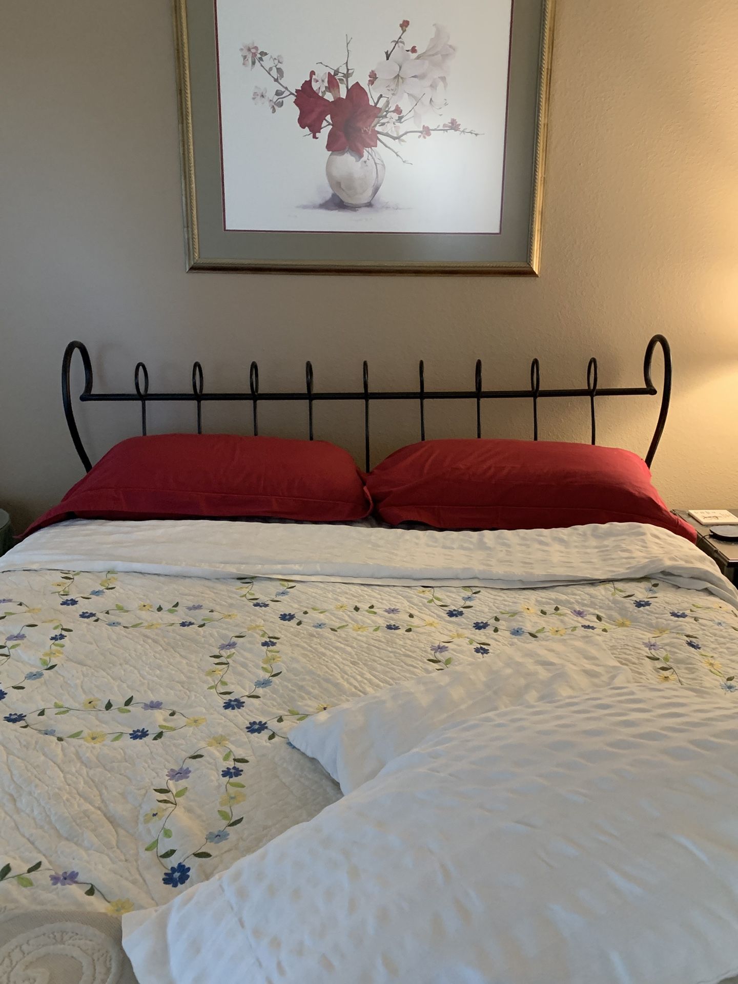 Queen Wrought Iron Bed Frame