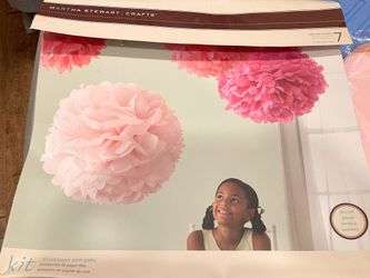 Tissue Paper Pom Pom Kit