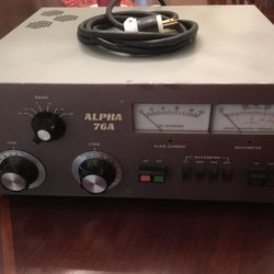 Alpha 76A Amplifier
