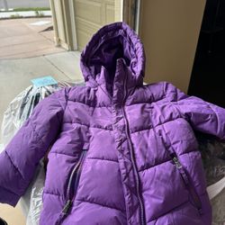 REI Little Girls Winter Puffer Jacket 