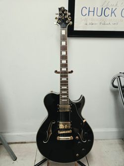 Beautiful 2005 Greg Bennett Royale RL-3 – Korean Made – Semi-Hollow – Duncan Designed – Grover LIKE NEW